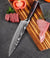T&amp;M Knives® - Komplettes Messerset Damascus Print (8 Stück)