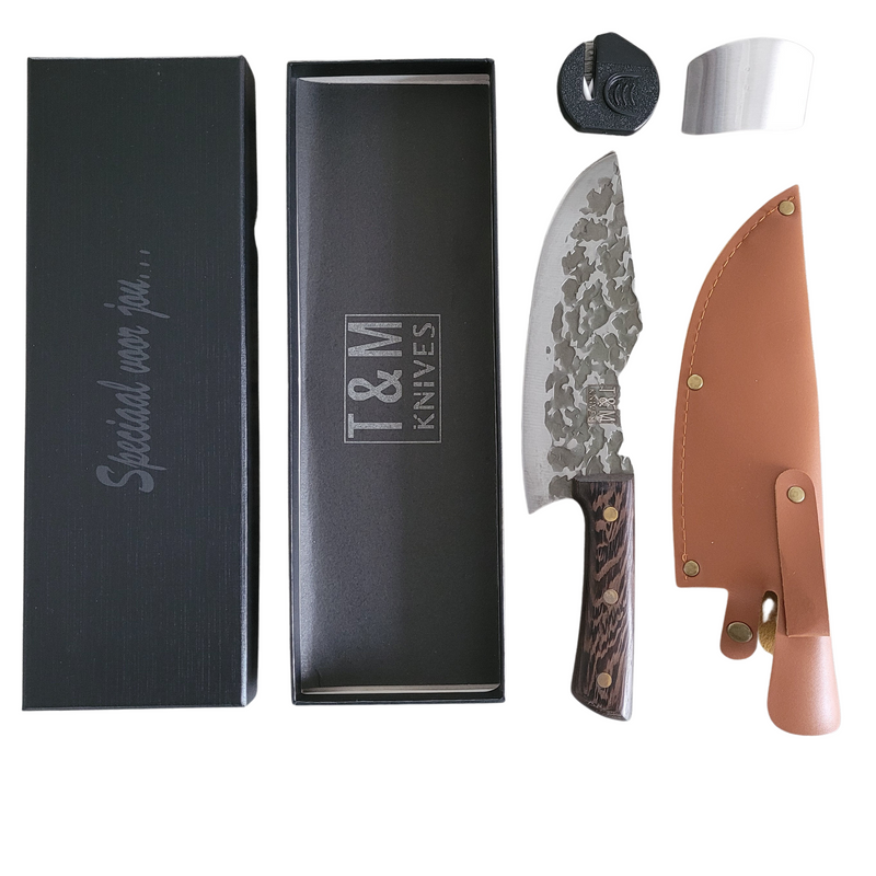 T&M Knives® - Japans Keukenmes Thyres - Gehamerd Staal
